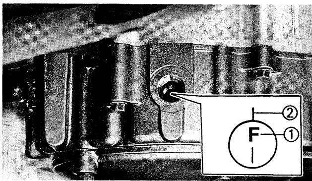 YAMAHA YFM350J - Vérification de l'avance à l'allumage - 3