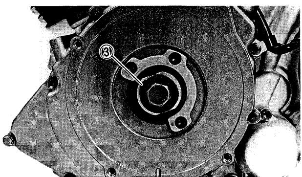 YAMAHA YFM350J - CAME de décompression, PIGNON d'arbre à CAMES et culasse - 5