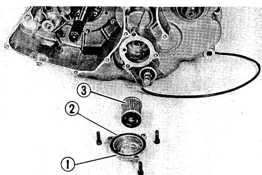 YAMAHA YFM350J - Couvercle de CARTER GAUCHE et magneto CDI - 6