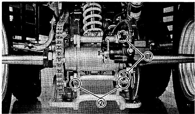 YAMAHA YFM350J - CHAINE De transmission et pignons - 2