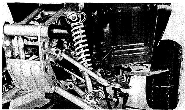YAMAHA YFM350J - Suspension avant - 4