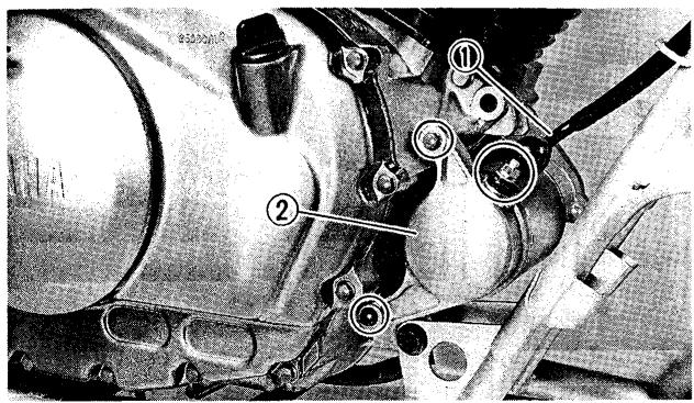 YAMAHA YFM350J - Repose-pied - 2