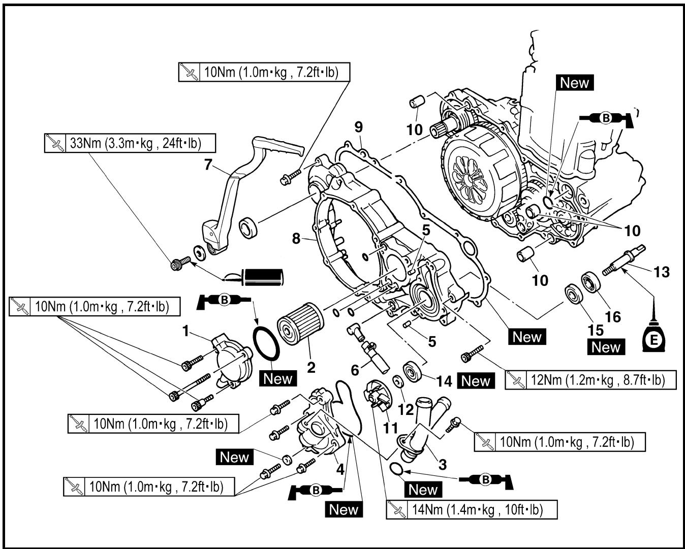 YAMAHA YZ450F-2007 - N.B.: - 1