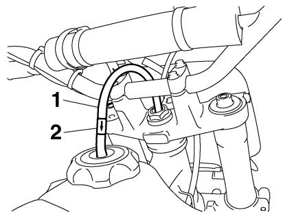 YAMAHA YZ85-2008 - Durite de mise à l'air de réservoir de carburant - 1