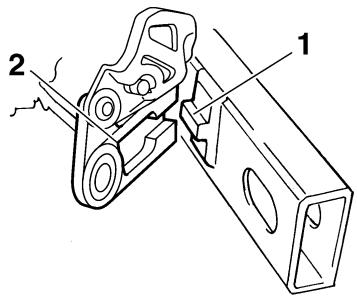 YAMAHA YZ85-2008 - Mise en place de la roue arrête - 1