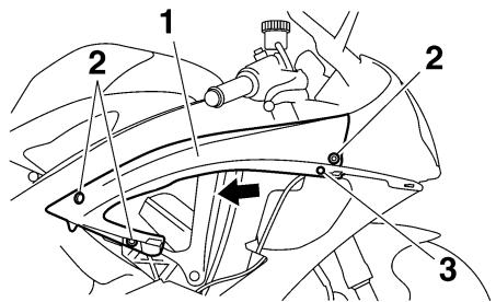 YAMAHA YZF-R6 - Dépose du carénage - 2