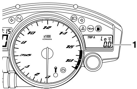 YAMAHA YZF-R6 - Réglage de la montre - 1