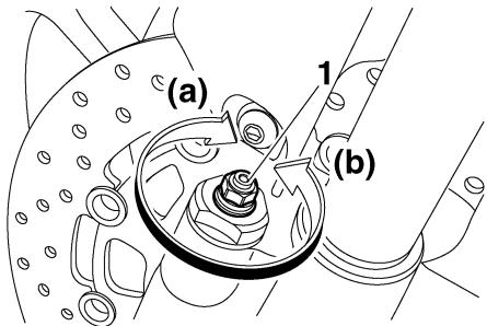 YAMAHA YZF-R6 - Réglage de l'amortissement à la compression (pour un amortissement rapide): - 1