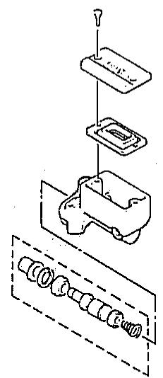 YAMAHA XZ550 - Brake assembly - 3