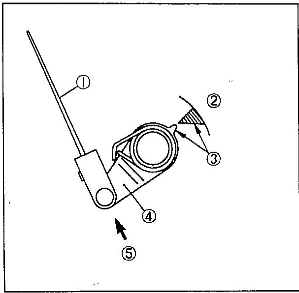 YAMAHA XZ550 - Réglage du mecanisme - 2