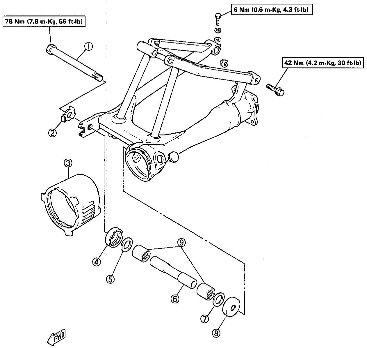 YAMAHA XZ550 - Assembly - 1