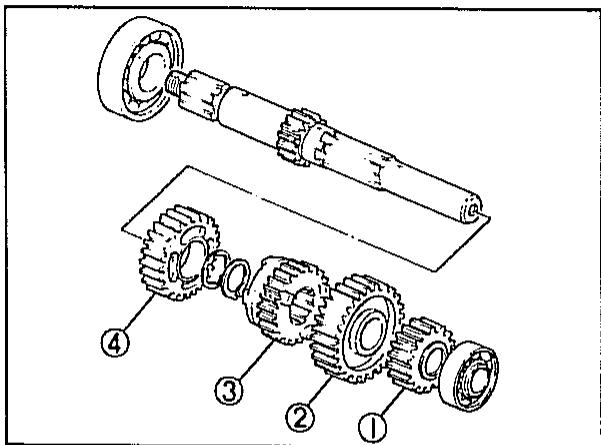 YAMAHA XZ550 - Gettriebe - 2