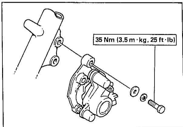 YAMAHA XZ550 - Brake assembly - 2