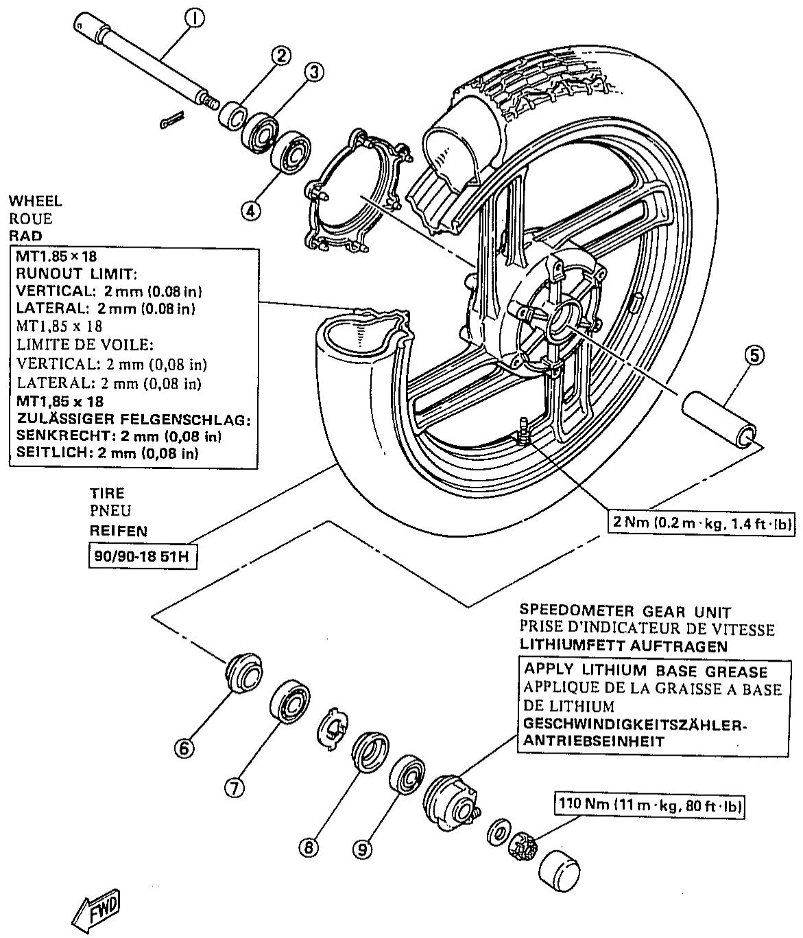 YAMAHA XZ550 - STEUERKETTE - 1