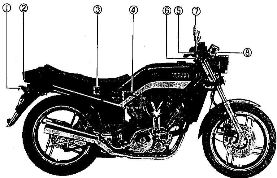 YAMAHA XZ550 - Zündkerze - 3
