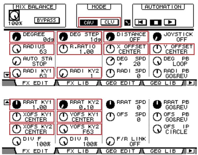 YAMAHA ADD-ON EFFECTS AE041 - Touche [VIEW] (Affichage) - 2