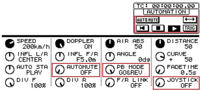 YAMAHA AUTO DOPPLER - Affichage timecode de END (point de fin), touche [E] - 2