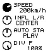 YAMAHA AUTO DOPPLER - Curseur [SPEED]/bouton [SPEED] - 2