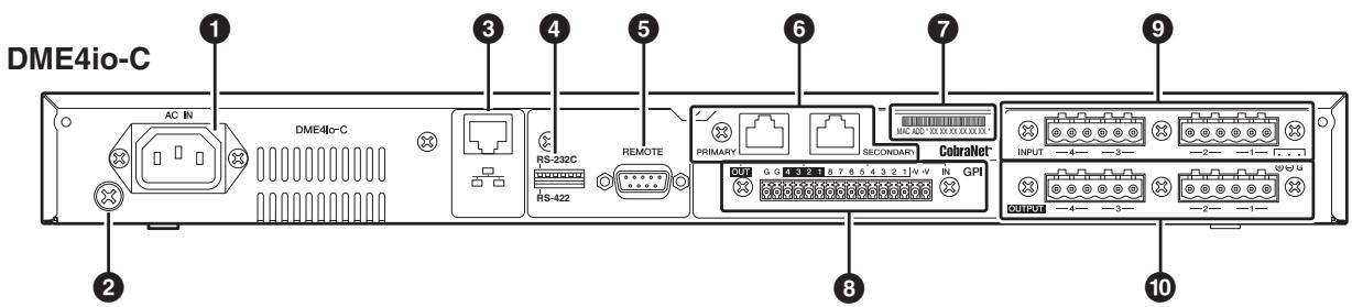 YAMAHA DME4IO-C - Panneau arrête - 3