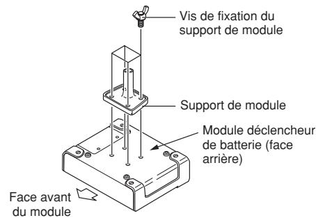 YAMAHA DTX-900K - Fixation du module déclencheur de batterie - 2