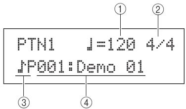 YAMAHA DTX-MULTI 12 - Sélection d'un motif - 1