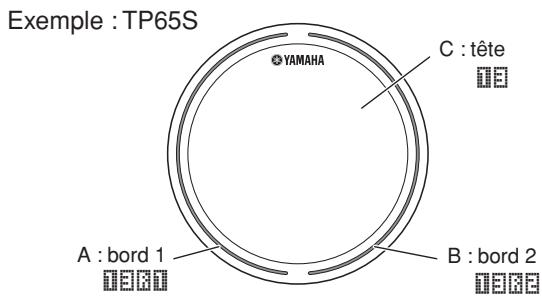 YAMAHA DTX-MULTI 12 - Prises PAD (13 à 17) - 1
