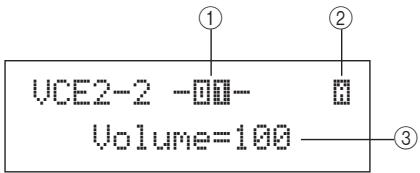 YAMAHA DTX-MULTI 12 - Vce2-2 page voice volume (volume de voix) - 1