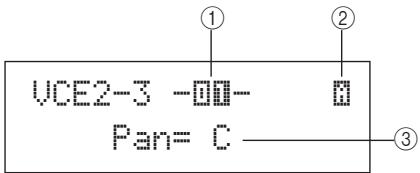 YAMAHA DTX-MULTI 12 - VCE2-3 page voice pan (panoramique de voix) - 1