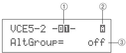 YAMAHA DTX-MULTI 12 - VCE5-2 page alternate group (groupe alternatif) - 1