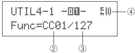 YAMAHA DTX-MULTI 12 - Fonction du pad (func) - 1