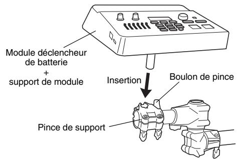 YAMAHA DTX750K - Assemblage du module déclencheur de batterie et des pads de cymbale - 2