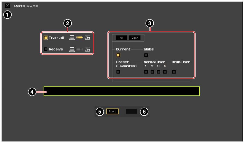YAMAHA MOTIF XF EDITOR VST - Data Sync - 1