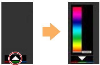 YAMAHA MOTIF XF EDITOR VST - Cliquez sur le triangle situé dans le coin inférieur gauche de la fenêtre de l'éditeur pour faire appeler le curseur. - 1
