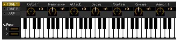 YAMAHA MOTIF XF EDITOR VST - Modifiez les paramètres de mixage et de voix affectés à chaque partie. - 2