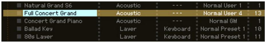YAMAHA MOTIF XF EDITOR VST - Attribution d'un nom de voix - 1