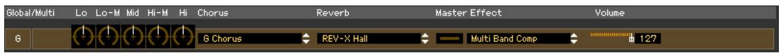 YAMAHA MOTIF XF EDITOR VST - ① Global - 1