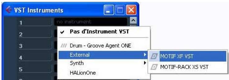 YAMAHA MOTIF XF EDITOR VST - Démarrage du logiciel MOTIF XF Editor VST - 2