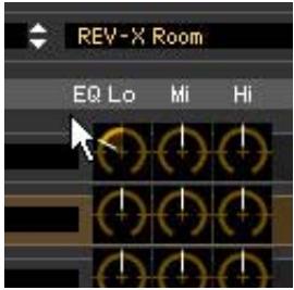 YAMAHA MOTIF XF EDITOR VST - ⑦ Knob Guide (Guide des boutons) - 2