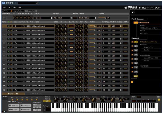 YAMAHA MOTIF XF EDITOR VST - Qu'est-ce que le logiciel MOTIF XF Editor VST ? - 2