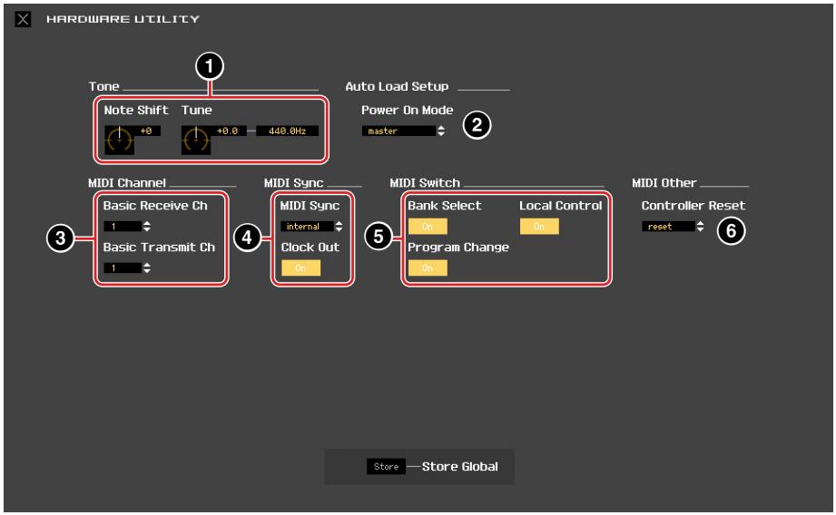 YAMAHA MOTIF XF EDITOR VST - Hardware Utility (Utilitaire matériel) - 1