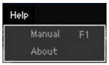 YAMAHA MOTIF XF8 EDITOR - Menu [Help] - 1