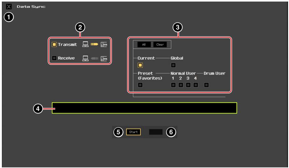 YAMAHA MOTIF XF8 EDITOR - Data Sync - 1