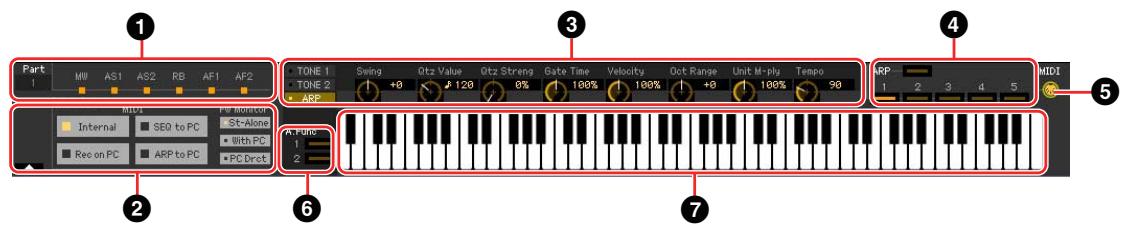 YAMAHA MOTIF XF8 EDITOR - Effet - 1