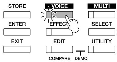 YAMAHA MOTIF-RACK XS - Appuyez sur la touche [VOICE]. - 1
