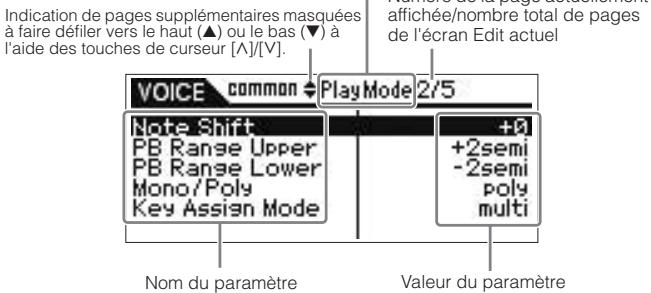 YAMAHA MOTIF-RACK XS - Appuyez sur la touche [EDIT] à nouveau pour désactiver la fonction Compare. - 4