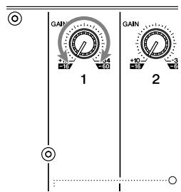 GAIN 1 2 GAIN +10 -3