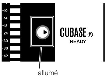 CUBASE® READY allumé