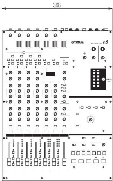 YAMAHA N8 - Dimensional Diagrams - 5