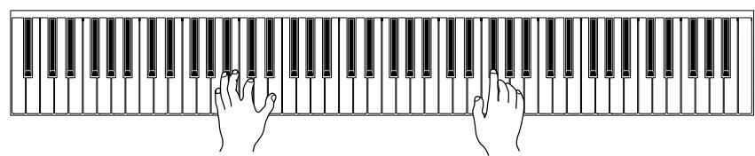 YAMAHA P-95B - Réglez le volume. - 1