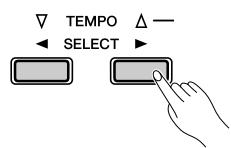 YAMAHA P-95B - Tout en maintenant la touche [DEMO/SONG] enfoncée, appuyez sur l'une des touches c2-c#6 pour sélectionner le morceau à reproduire. - 2
